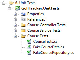course unit tests folder
