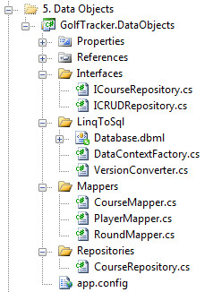data objects folders and classes
